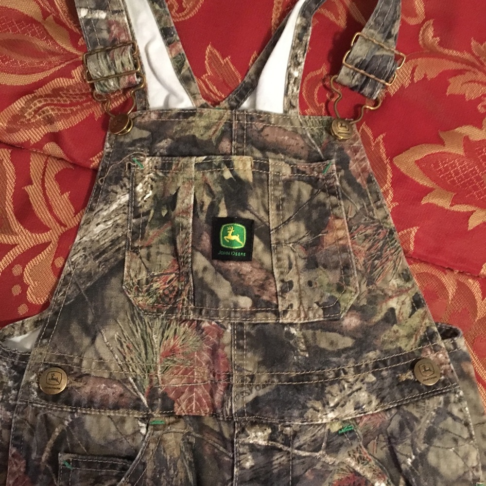John Deere overalls for girl reduced
